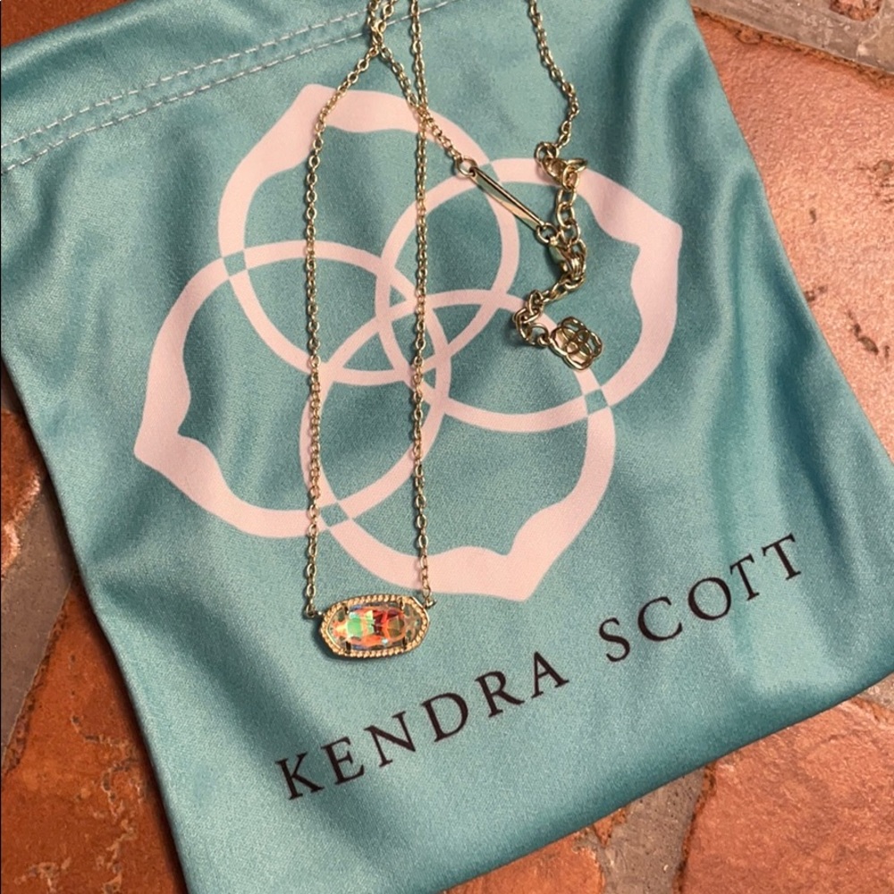 Kendra Scott Iridescent Druzy Necklace
